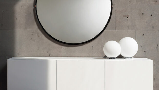 Madia Bianca Moderna in legno