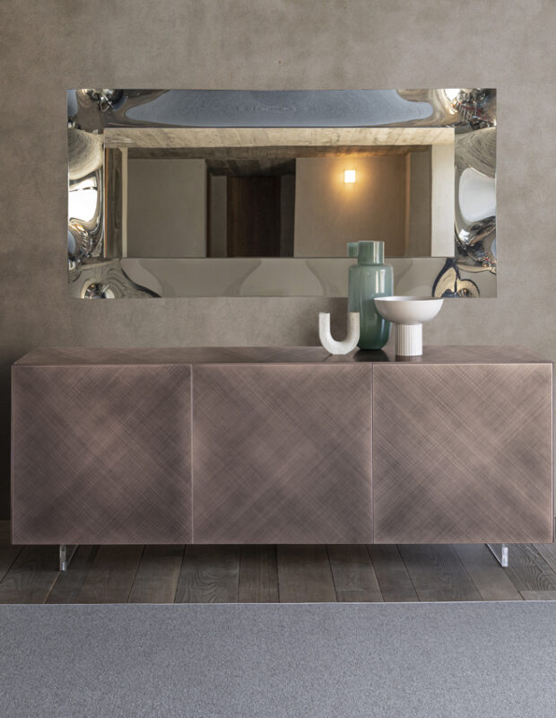 Madia Bianca Moderna in legno