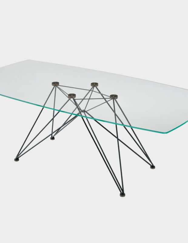 Tavolo Pegaso Cristallo